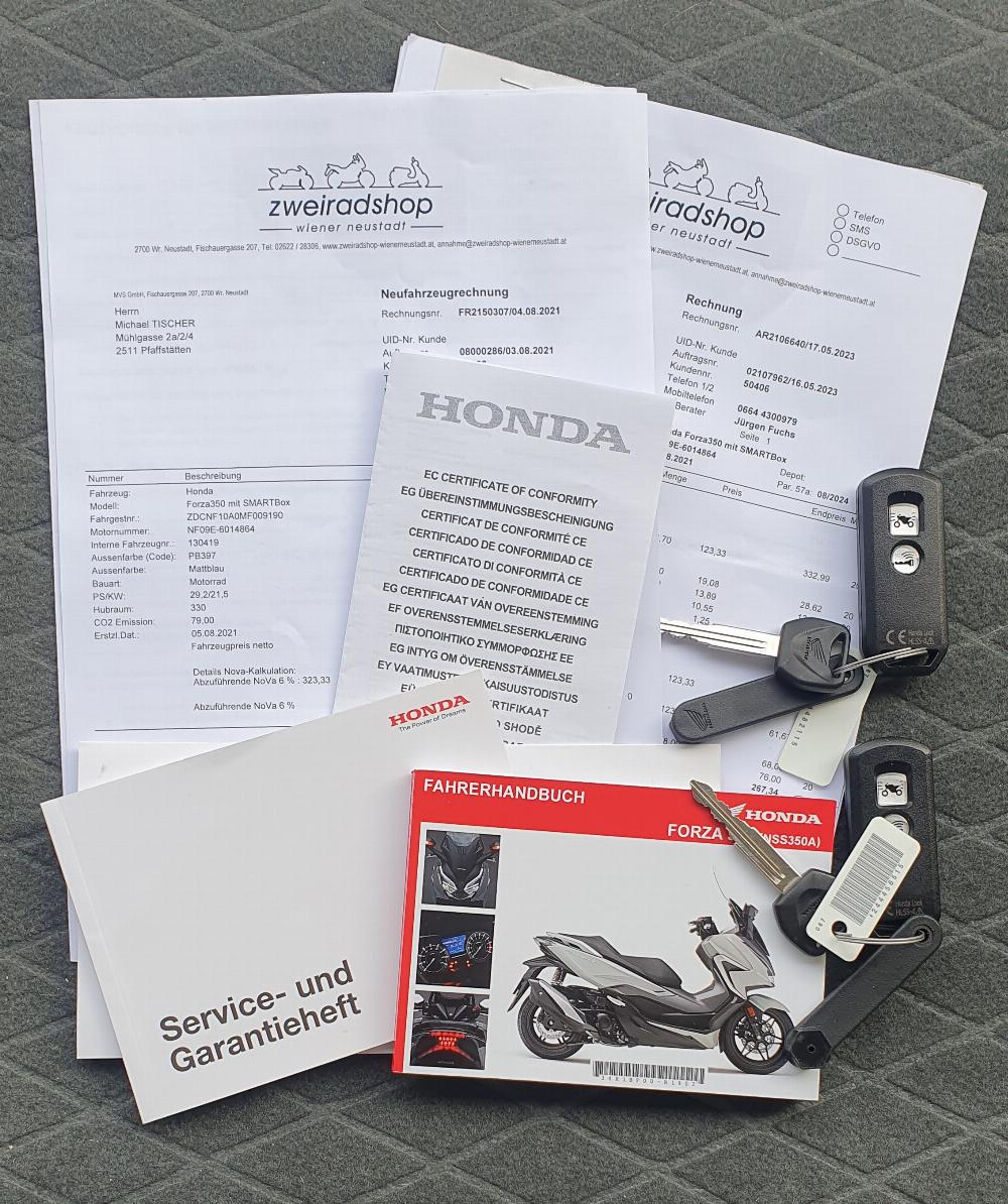 Motorrad verkaufen Honda Forza 350 Ankauf